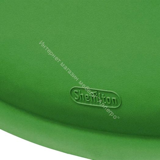 Стул GENIUS (mod 75) металл/пластик, зеленый/ножки хром