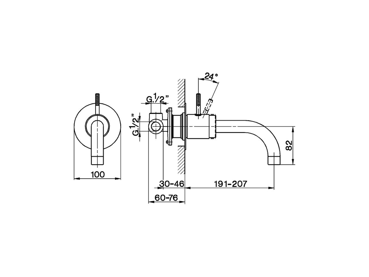 Смеситель для раковины Cisal Step ST002510 схема 2