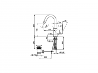 Смеситель для раковины Cisal Tender Energy Save C2000475 схема 2