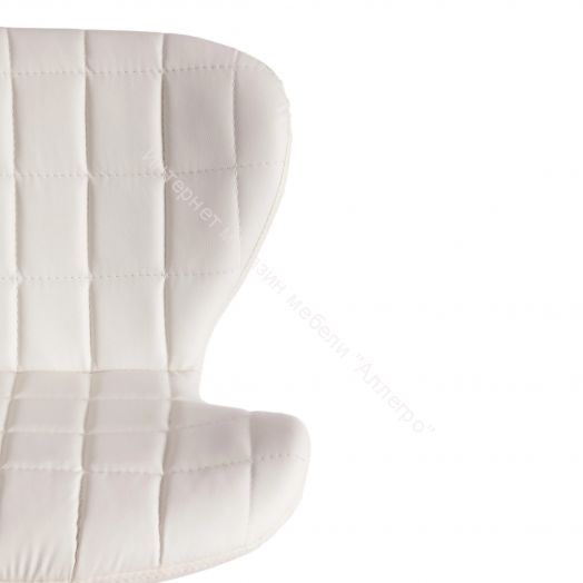 Стул барный AVIONIC (mod. KY712A) металл/экокожа, белый/хром