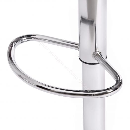 Стул барный AVIONIC (mod. KY712A) металл/экокожа, белый/хром