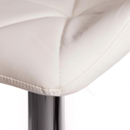 Стул барный BIAGGIO (mod. KY717) металл/экокожа, белый/хром