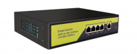 КОММУТАТОР DPTEK DK1000-4TP1G POE RJ45 Port:4*10/100/1000Base-T, Uplink Port:1*10/100/1000Base-T