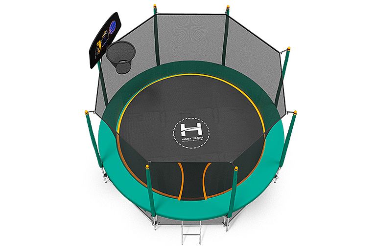 Батут Hasttings Classic Game Green (4,26 м)
