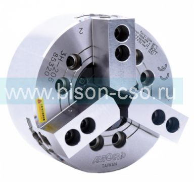 Патрон токарный Autogrip 3H-221A15 3-х кулачковый механизированный с большим проходным отверстием