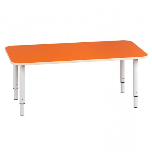 РСН-0012-09 Стол прямоугольный регулируемый Цвет: Оранжевый
