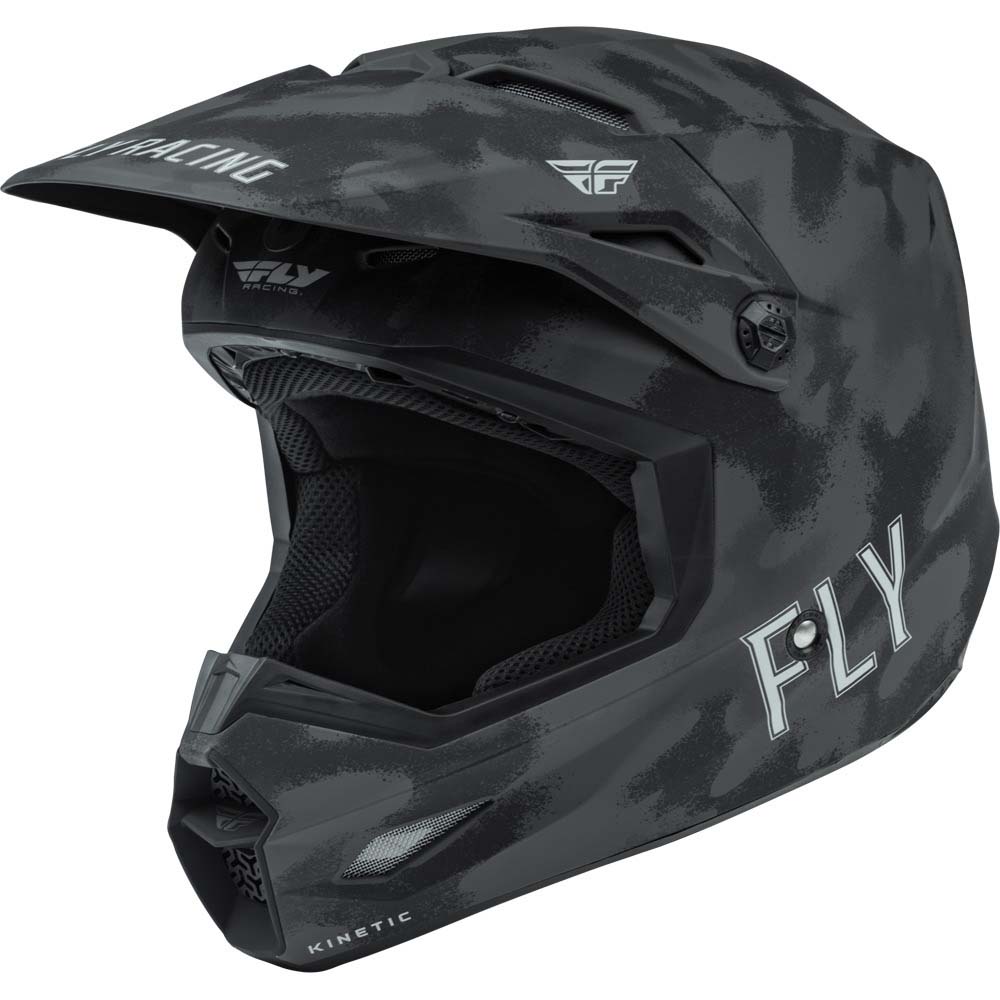 Fly Racing Kinetic Special Edition Tactic Grey Camo шлем внедорожный