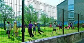 Готовое решение спортивная площадка 3D  18х22 пм. высота 3 метра