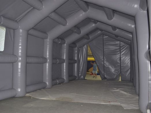 Надувной ангар «ВС-1» из ПВХ Герметичный (не требует постоянной подкачки)