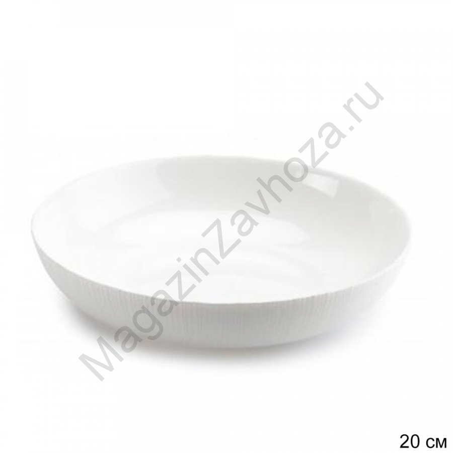 Тарелка суповая 20 см Лайнз / Q1935 /уп 18/