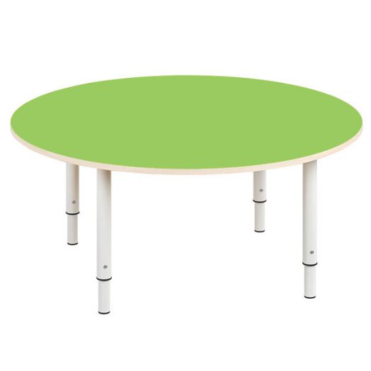РСН-0020-08 Стол круглый регулируемый Цвет: Зелёный