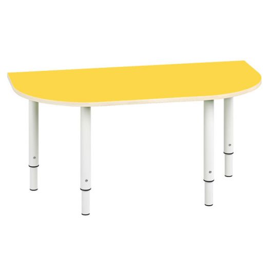 РСН-0009-05 Стол закругленный регулируемый Цвет: Жёлтый