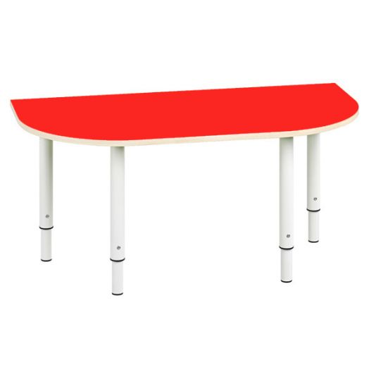 РСН-0009-10 Стол закругленный регулируемый Цвет: Красный