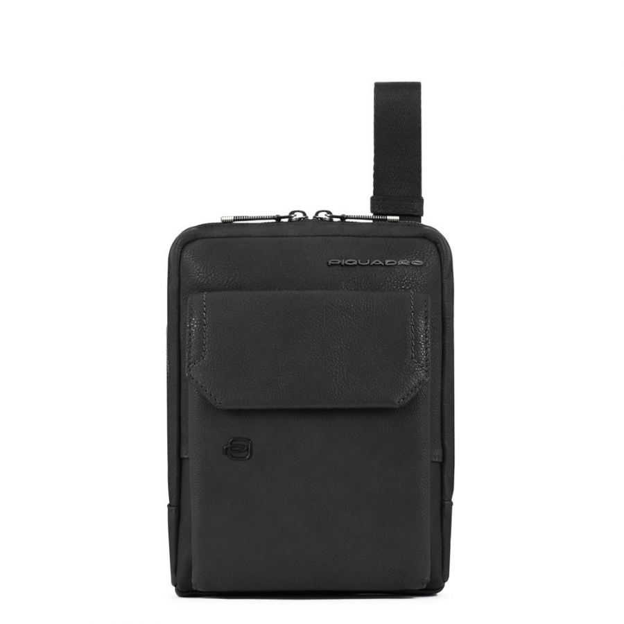 Сумка через плечо Piquadro CA3084S116/N кожаная черная