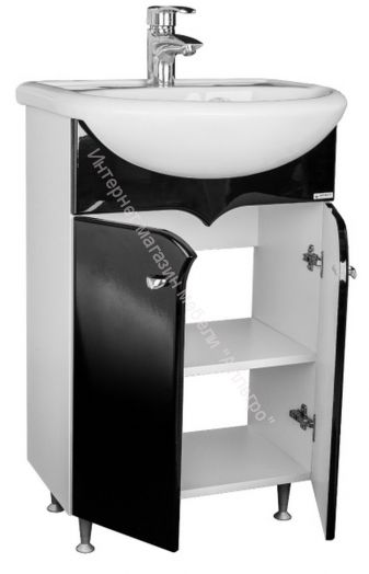 Шкаф-зеркало Радуга Белый 50 левый/правый АЙСБЕРГ