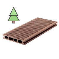 Террасная доска из ДПК 135*25*3000 мм CM Decking Natur цвет: Венге