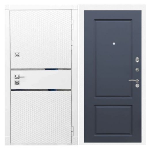 Дверь входная металлическая Great Doors H15 Белый Софт ФЛ-117 Силк Титан