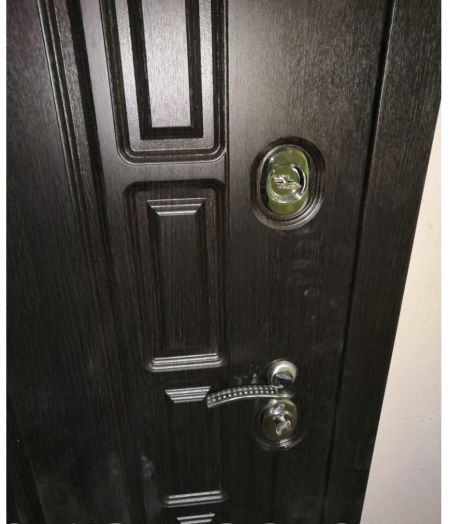 Входная дверь Лабиринт Нью-Йорк с Зеркалом Максимум Сандал белый