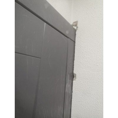 Входная дверь Лабиринт Платинум 18 с Зеркалом - Белое дерево