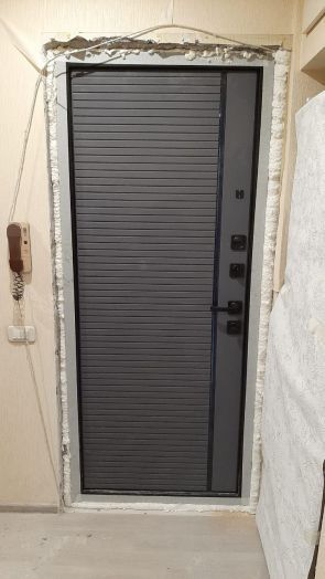 Входная дверь Лабиринт CLASSIC антик медный 22 Графит софт