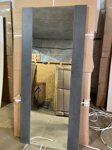 Входная Металлическая Дверь Термодор Termo-door (T.DOOR) Техно Графит Зеркало бетон темный