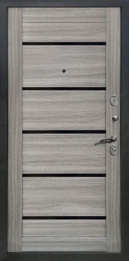 Дверь Входная АльтДвери Альт LUX Дуб Дымчатый