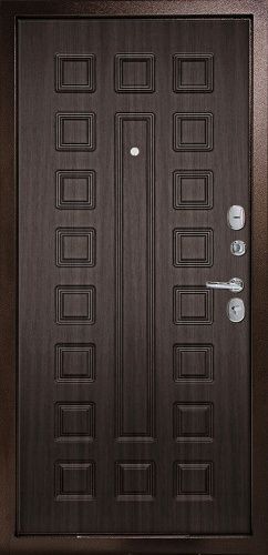 Дверь Входная Дверной континент Рубикон Венге