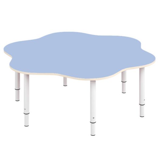 РСН-0001-06 Стол детский "Цветок" Цвет: Голубой