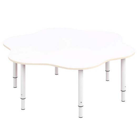 РСН-0001-03 Стол детский "Цветок" Цвет: Белый