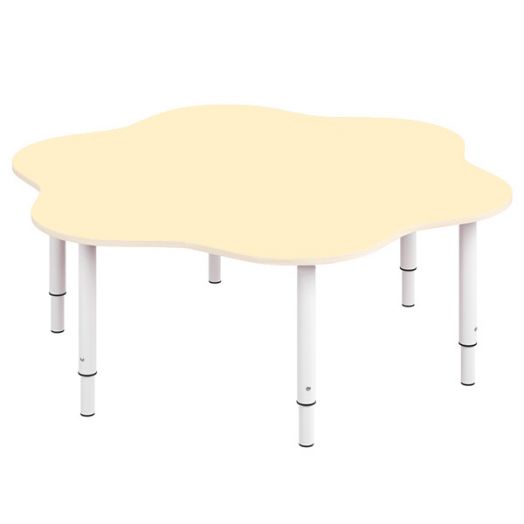 РСН-0001-02 Стол детский "Цветок" Цвет: Ваниль