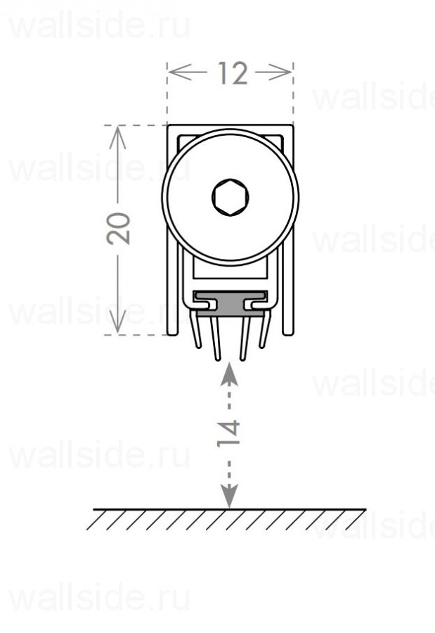 Автоматический порог Armadillo EASY TREND ASTD A1/730