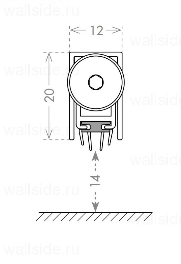 Автоматический порог Armadillo EASY TREND ASTD A1/830