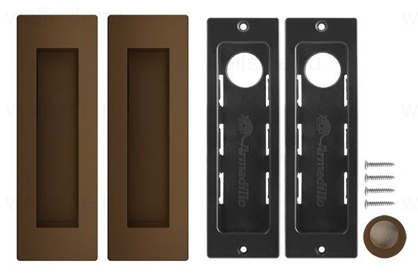 Ручка Armadillo для раздвижных дверей SH010 URB BB-17 Коричневая бронза