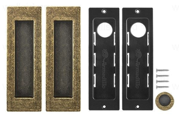 Ручка Armadillo для раздвижных дверей SH010 URB OB-13 Античная бронза