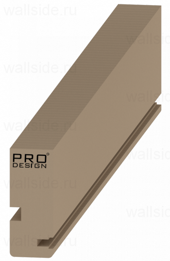 Обрамление 100 мм (шлифованный МДФ) для двустворчатого пенала Eclisse