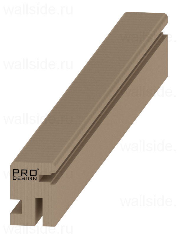 Обрамление 100 мм (шлифованный МДФ) для двустворчатого пенала Eclisse