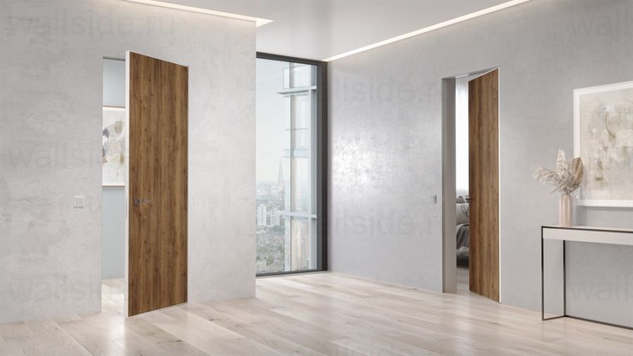 Скрытая дверь Pro Design Panel Egger внутреннего открывания