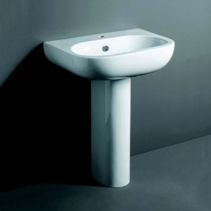 Изображение Накладная раковина Simas E-Line 65x47 с пьедесталом EL 05