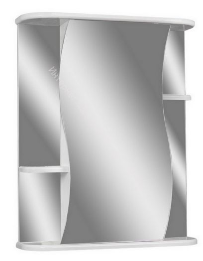 Шкаф-зеркало Волна 2-50 правый АЙСБЕРГ