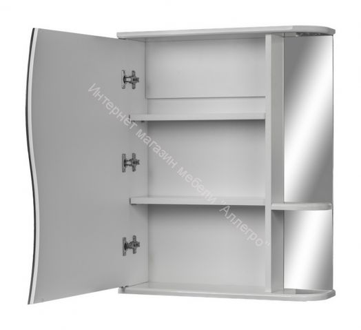 Шкаф-зеркало Норма 80 3 двери АЙСБЕРГ