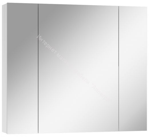 Шкаф-зеркало Норма 80 3 двери АЙСБЕРГ