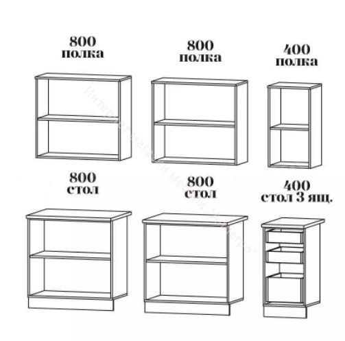 Кухонный гарнитур "Техно-3" 2 м (Белый глянец/Аметист)