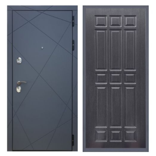 Дверь входная металлическая Great Doors H13 Силк Титан ФЛ-33 Венге