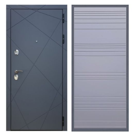 Дверь входная металлическая Great Doors H13 Силк Титан ФЛ-14 Силк Титан