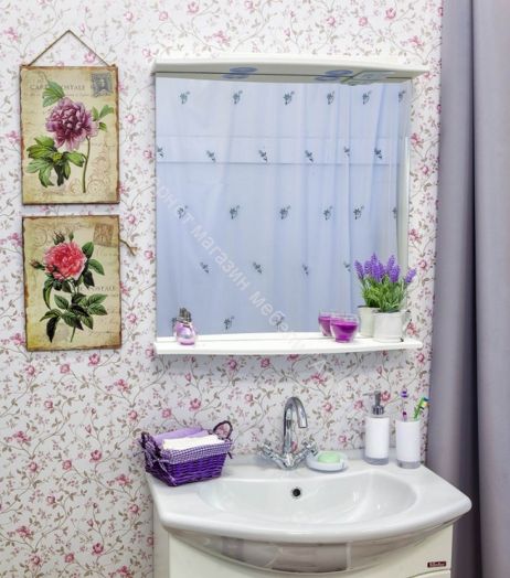 Тумба с умывальником "Элеганс 60 Софи с ящиками Sanflor