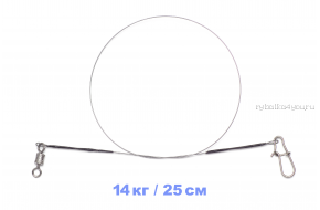 Поводки титановые German 14 кг / 25 см