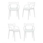 Комплект из 4-х стульев Masters белый