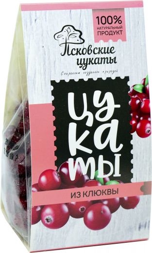 Цукаты из клюквы 120гр