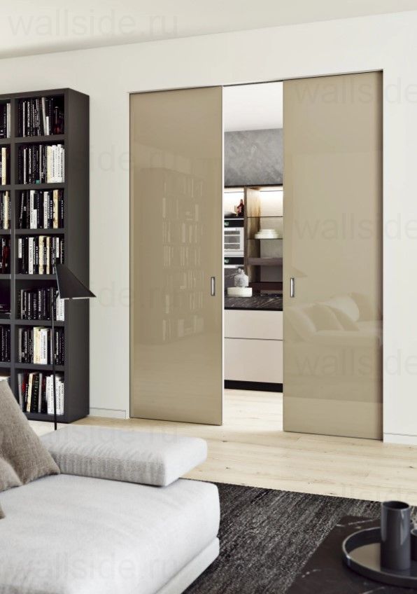 Полотно для раздвижной двери со стеклом, высота до 3 м