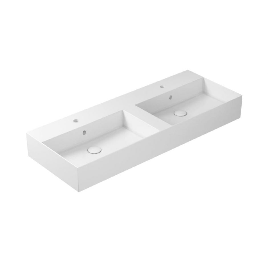 Изображение Раковина Galassia MEG11 PRO с 2 отверстиями и переливом 121x46 8966